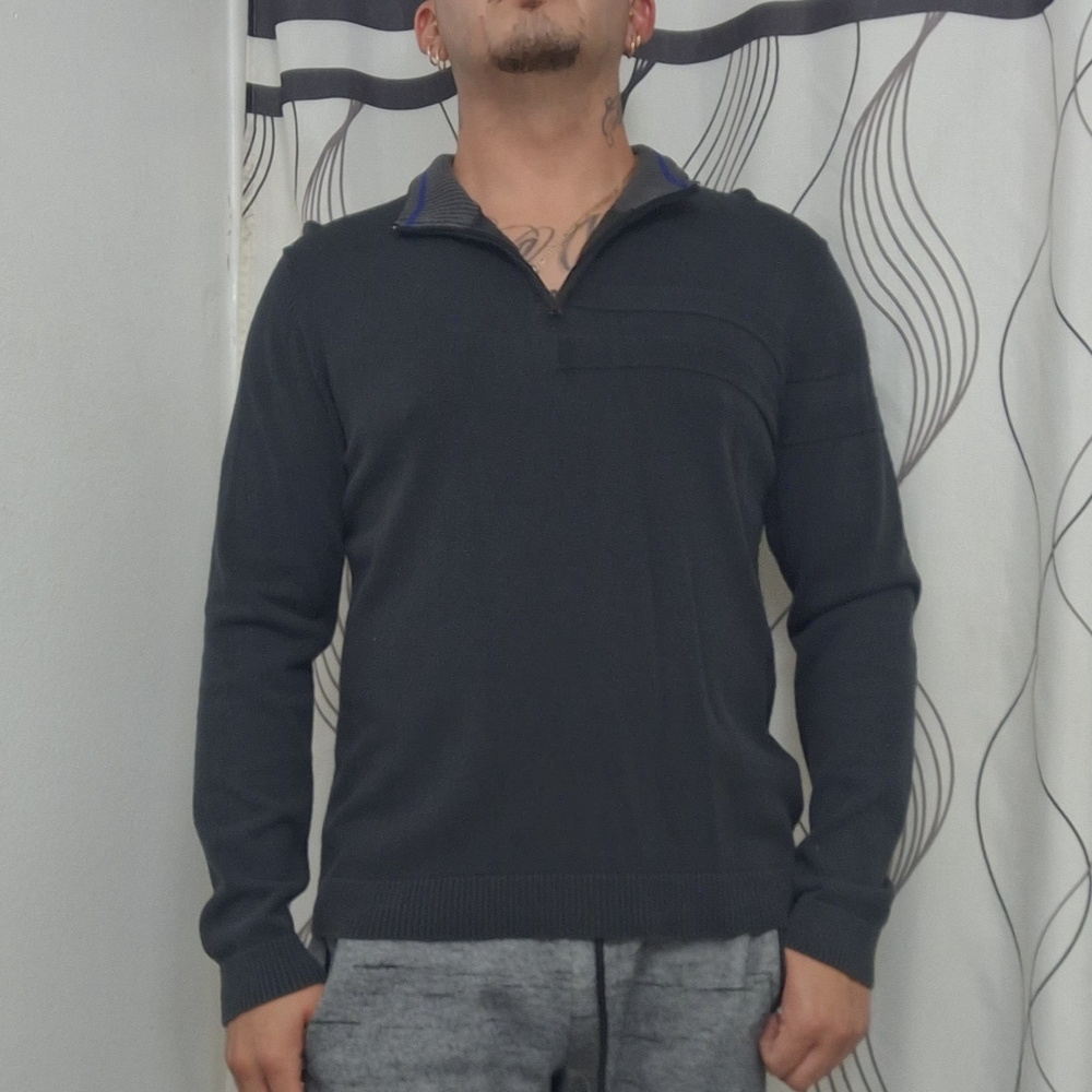 DKNY quarter zip pullover sweater